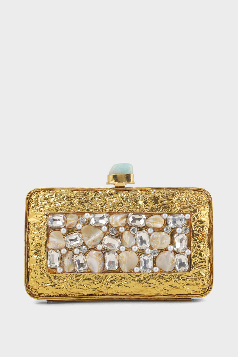 Wedding Clutch B20798-Golden