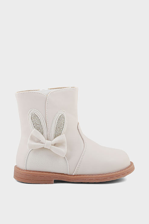 Girls Formal Boots Q10015-Beige