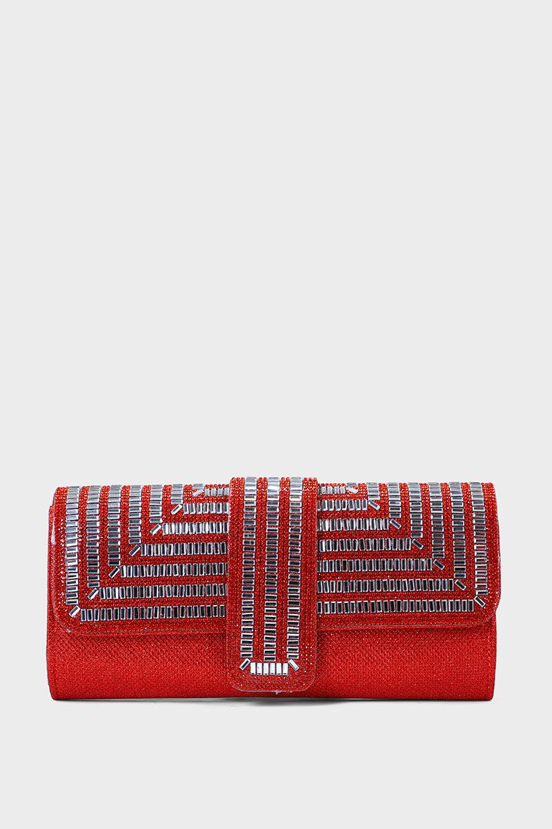 Envelope Clutch B20774-Red