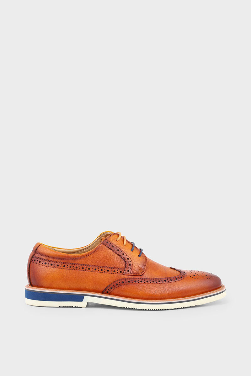 Men Formal Derby M34060-Brown