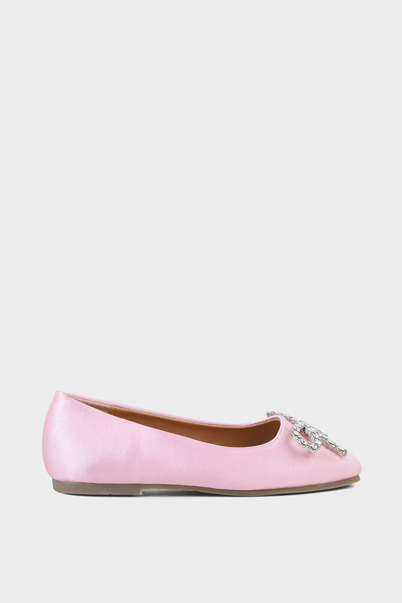 Girls Formal Pumps Q10034-Pink