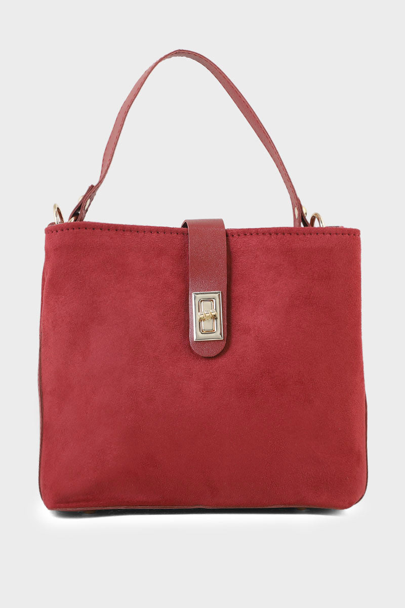 Top Handle Hand Bags BH0074-Maroon