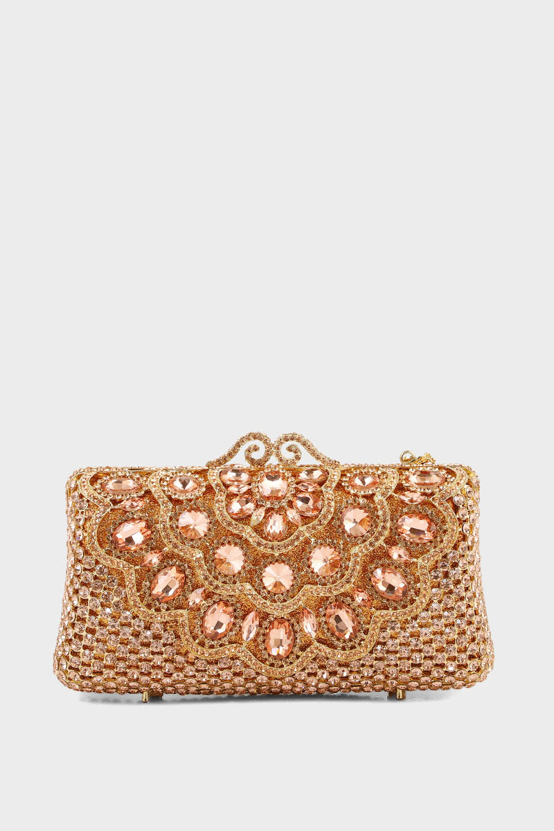 Wedding Clutch B20721-Peach