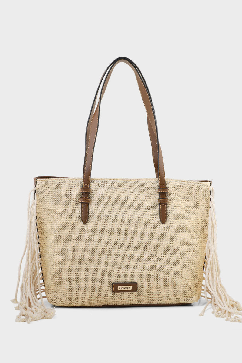 Tote Hand Bags BS2014-Beige