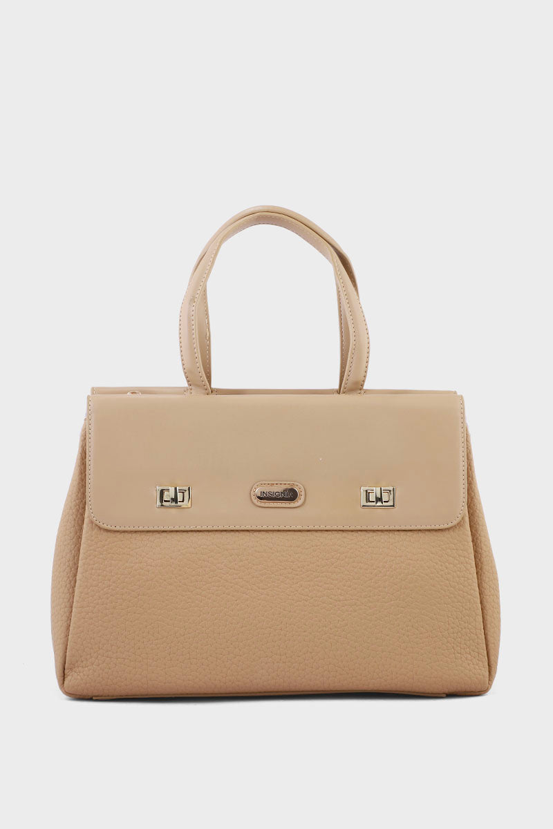 Top Handle Hand Bags BH0056-Tan