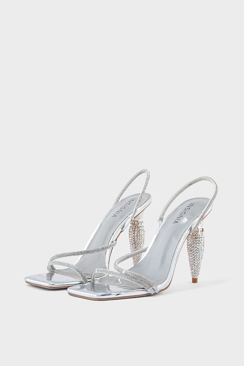 Party Wear Sandal IP2025-Silver