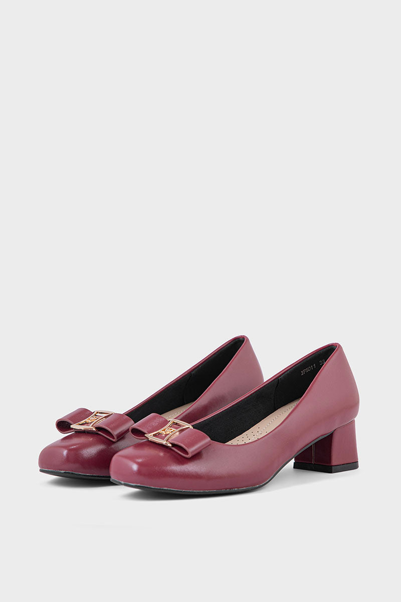 Formal Court Shoes IF5011-Burgundy