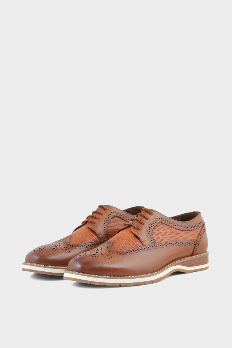 Men Formal Derby MF7500-Tan