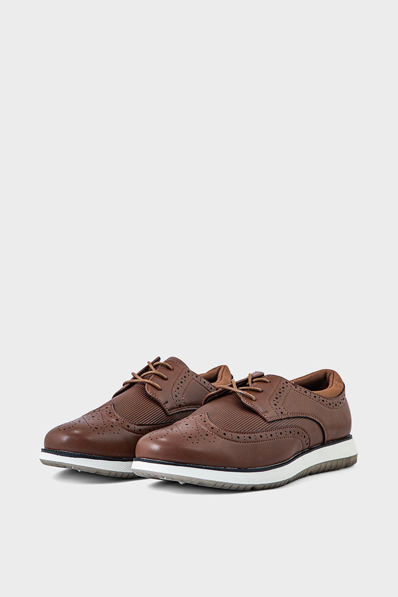 Men Formal Derby MF7502-Brown