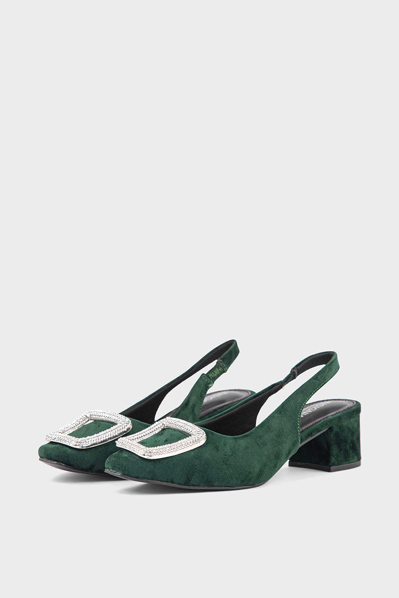 Party Wear Mule IP8507-Botl Green