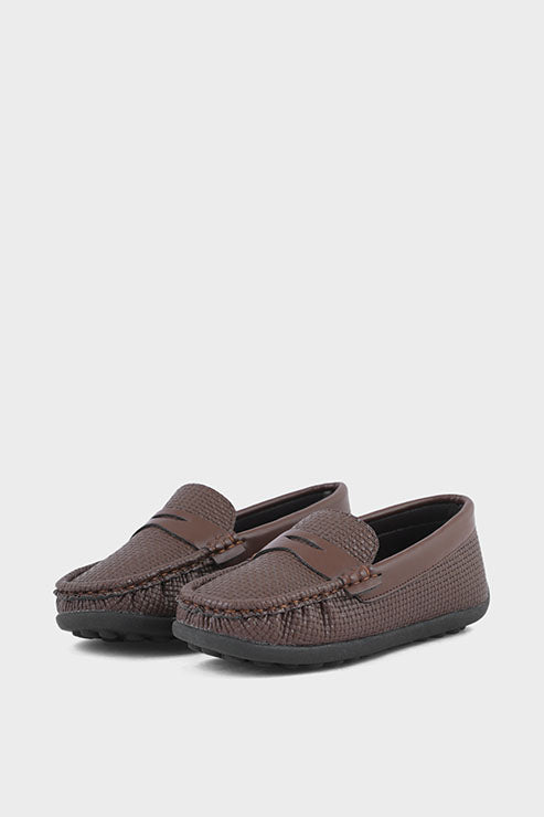 Boys Casual Moccasin BC7002-Brown