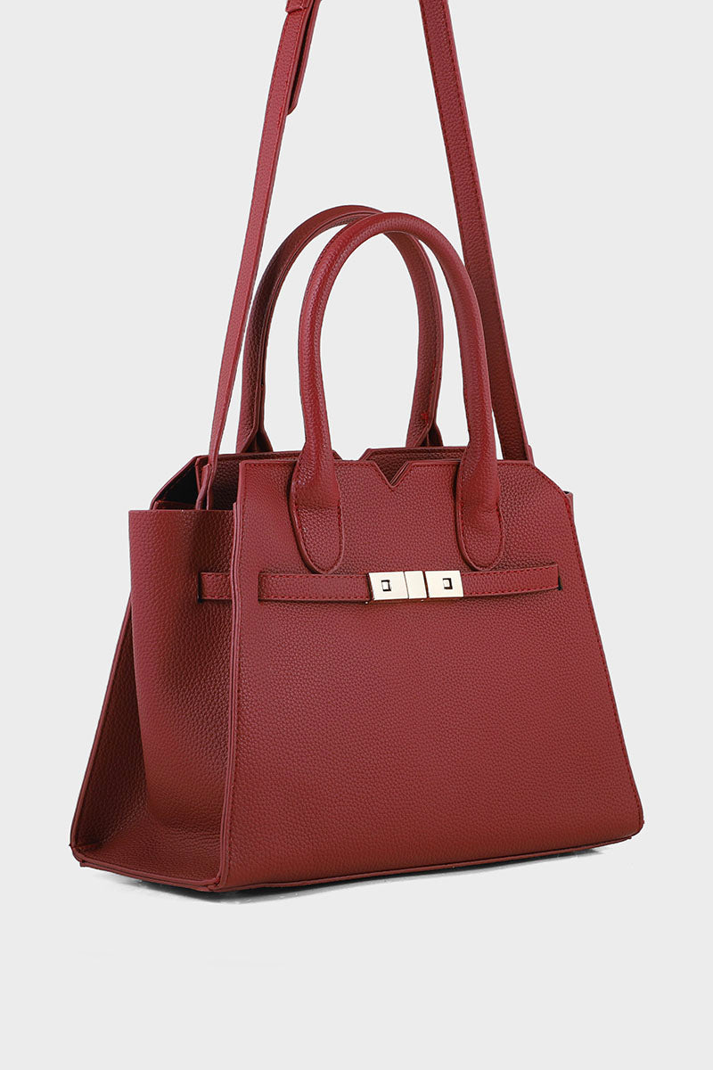 Formal Tote Hand Bags BH0022-Burgundy