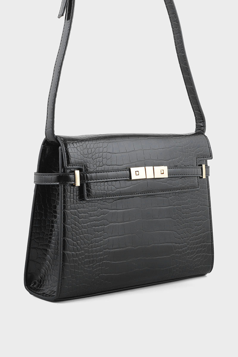 Satchel Shoulder Bags BS2009-Black