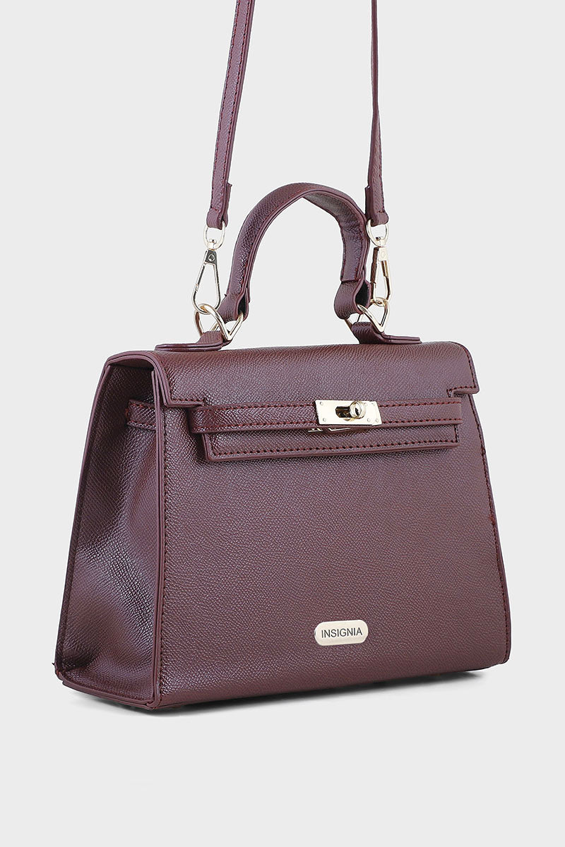 Cross Shoulder Bags BH0024-Burgundy