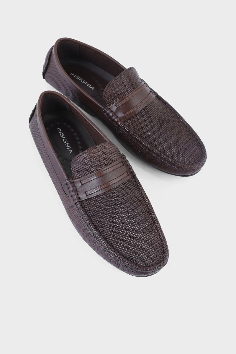 Men Casual Driving Mocs MC4017-Coffee