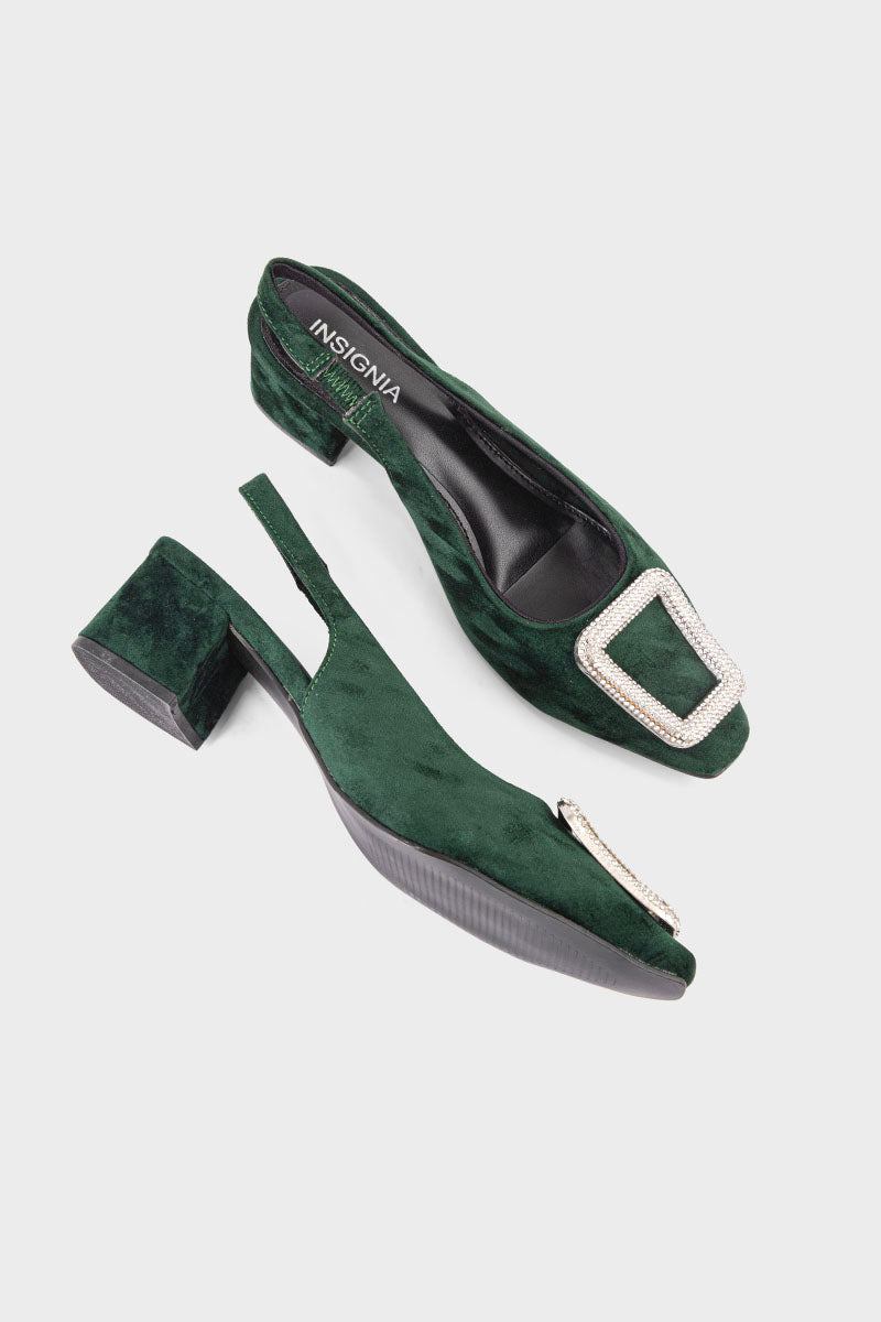 Party Wear Mule IP8507-Botl Green