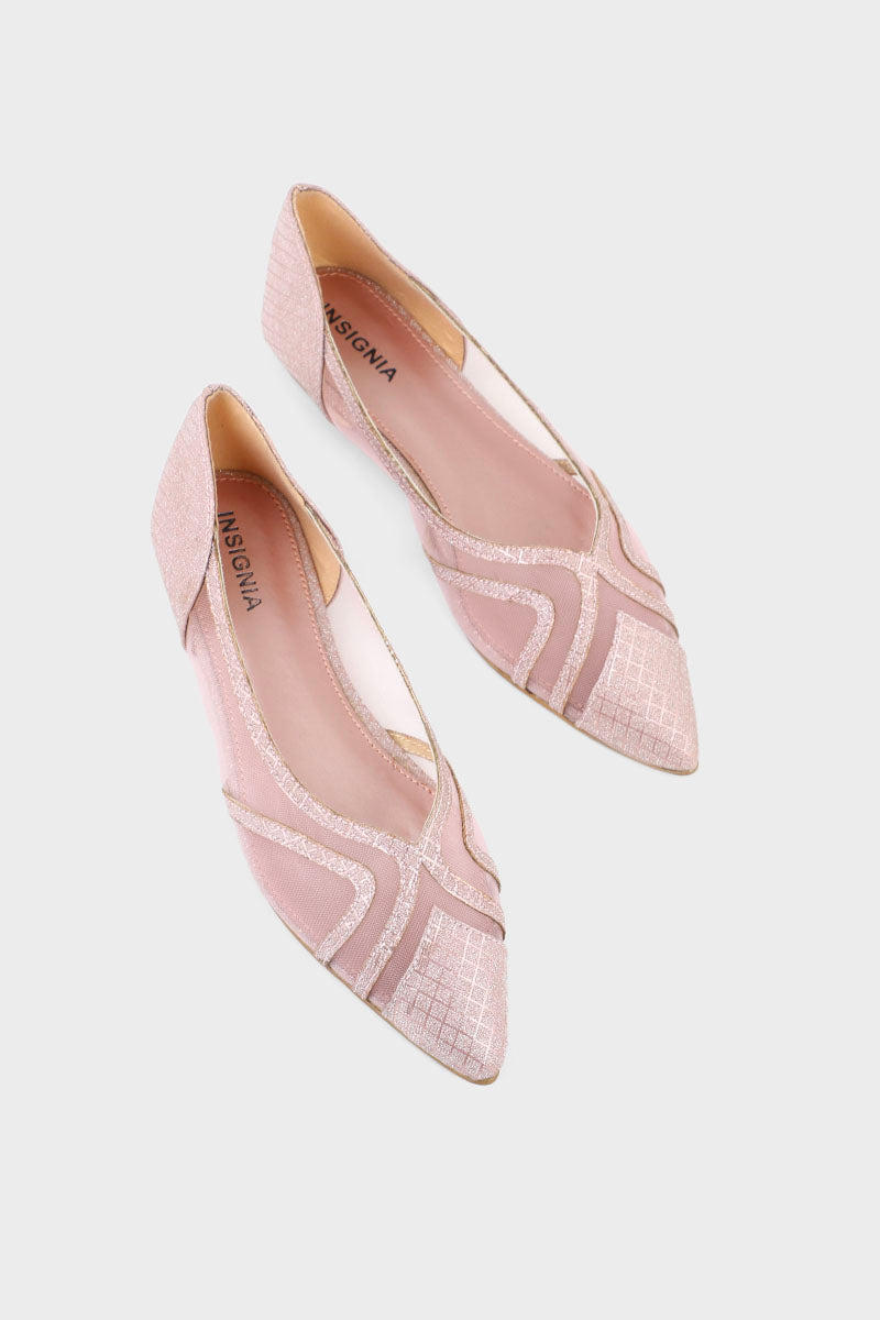 Party Wear Pumps I41413-Peach