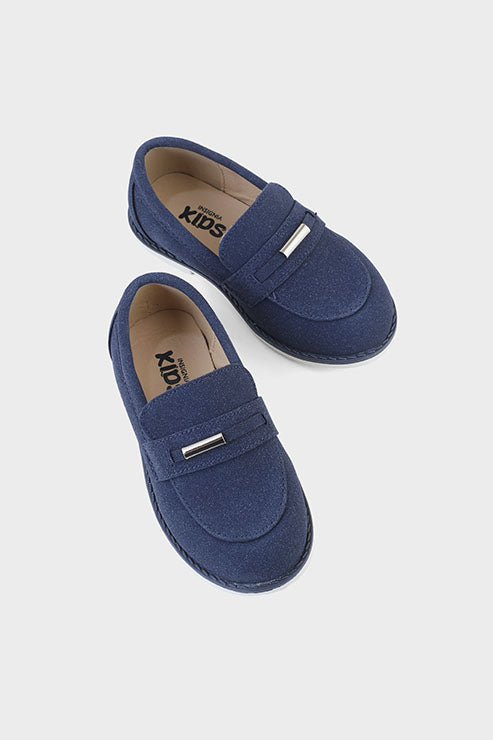 Boys Formal Moccasin Q10021-Blue