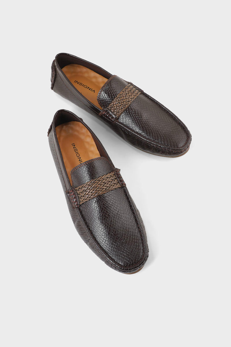 Men Casual Driving Mocs M26085-Coffee