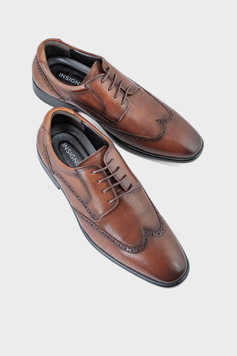 Men Formal Derby MF7501-Brown