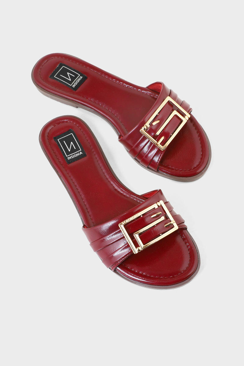 Casual Slip On IC0028-Maroon