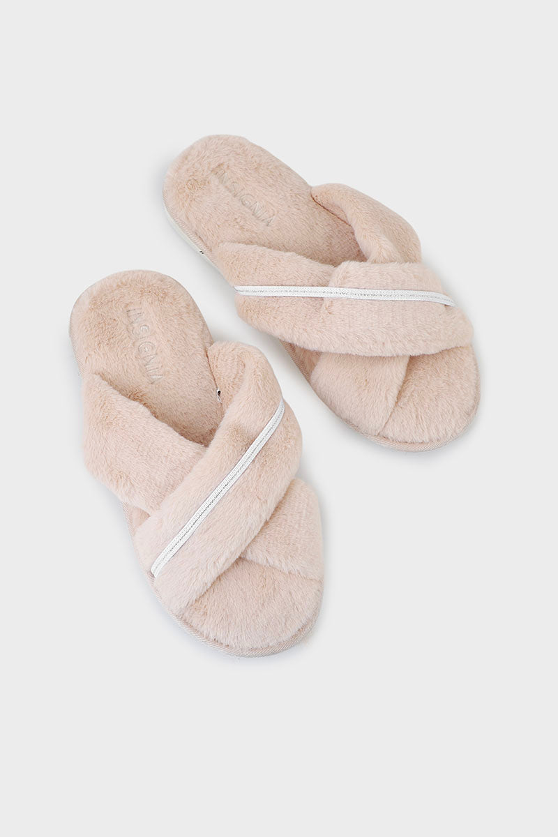 Women Casual Flip Flop I14149-Beige