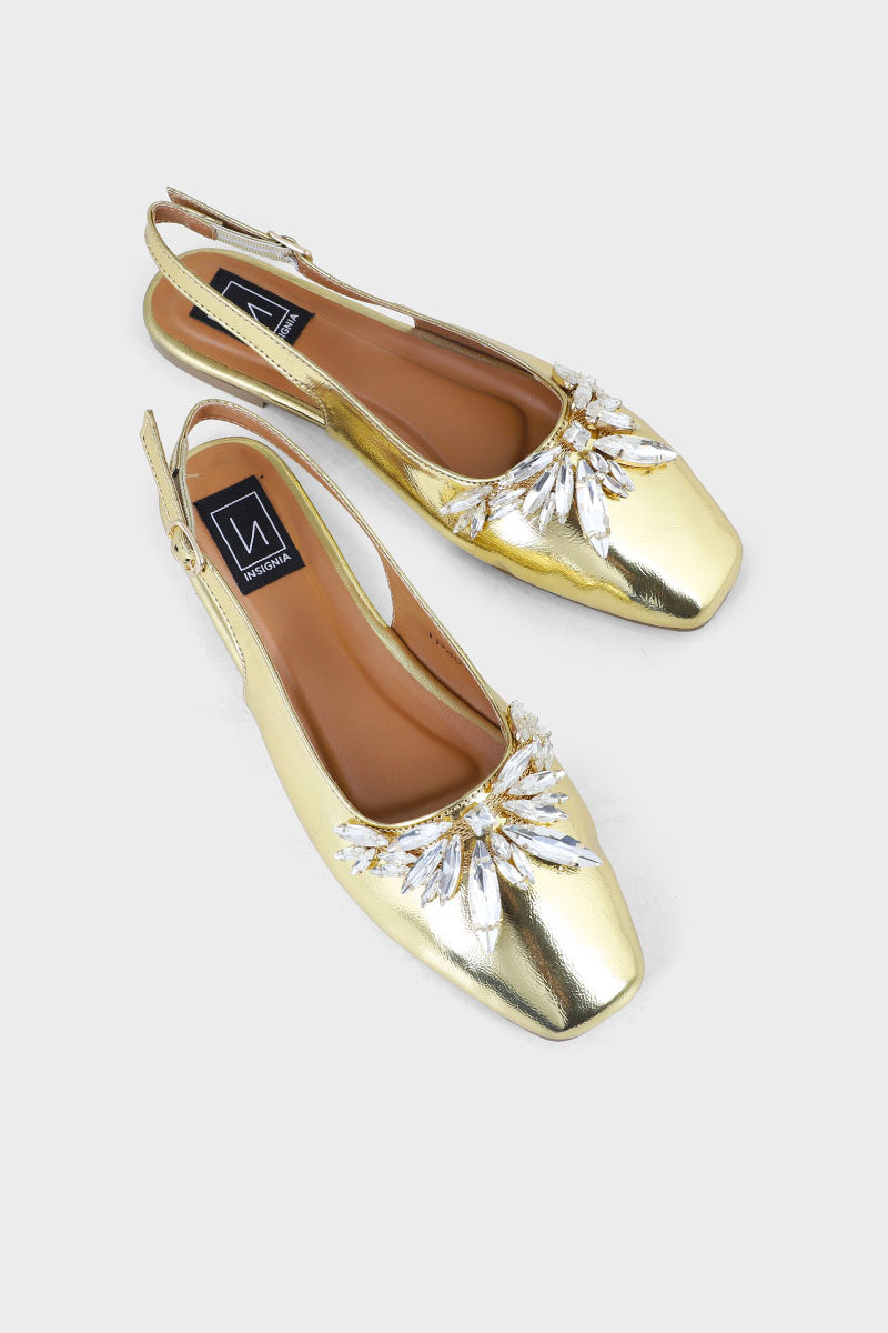 Casual Sling Back IP4016-Golden