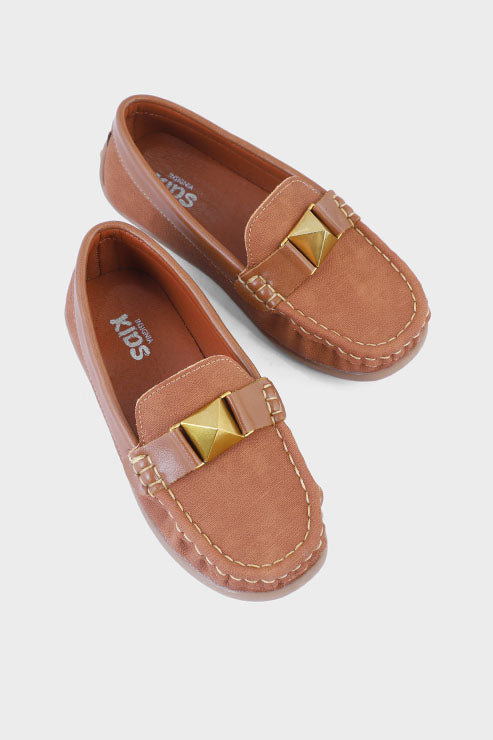 Boys Casual Moccasin BC7003-Tan