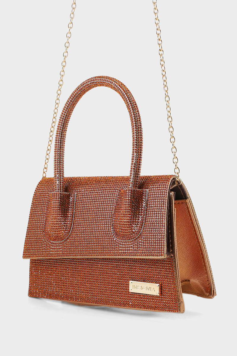 Top Handle Hand Bags BH0014-Copper