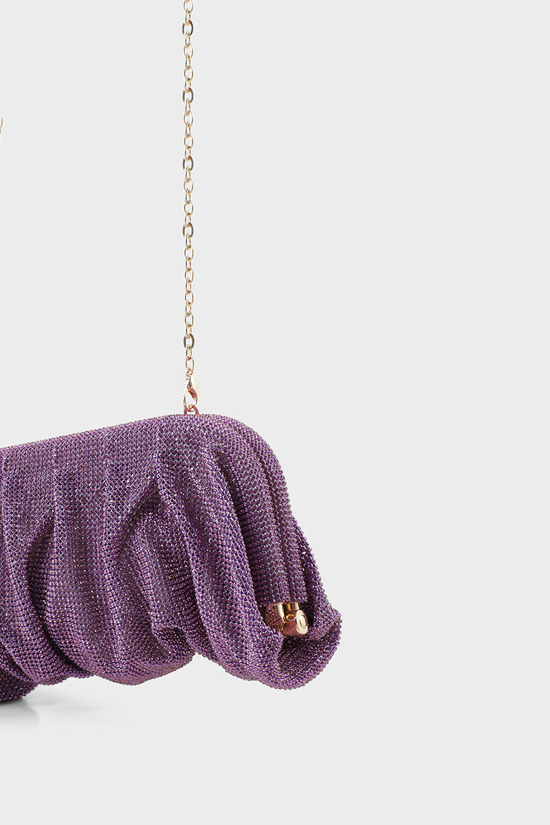 Party Wear Clutch BK4014-Lilac