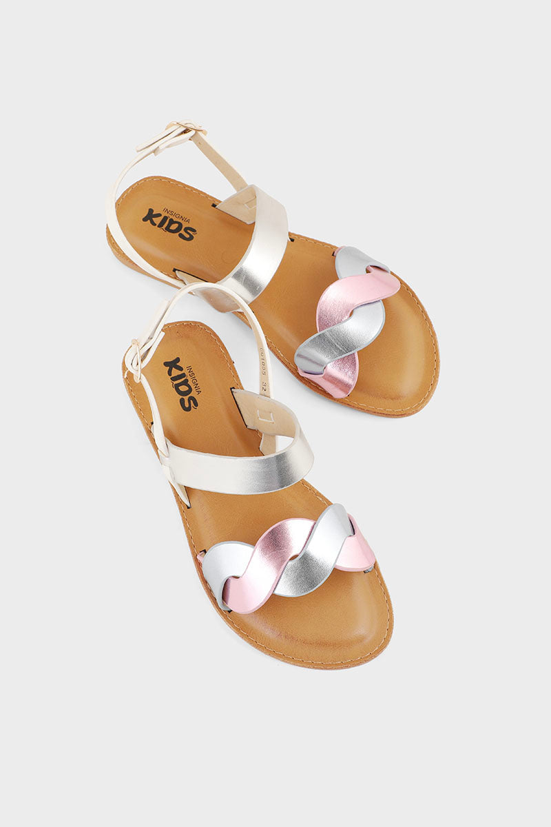 Girls Casual Sandal GQ1005-Silver