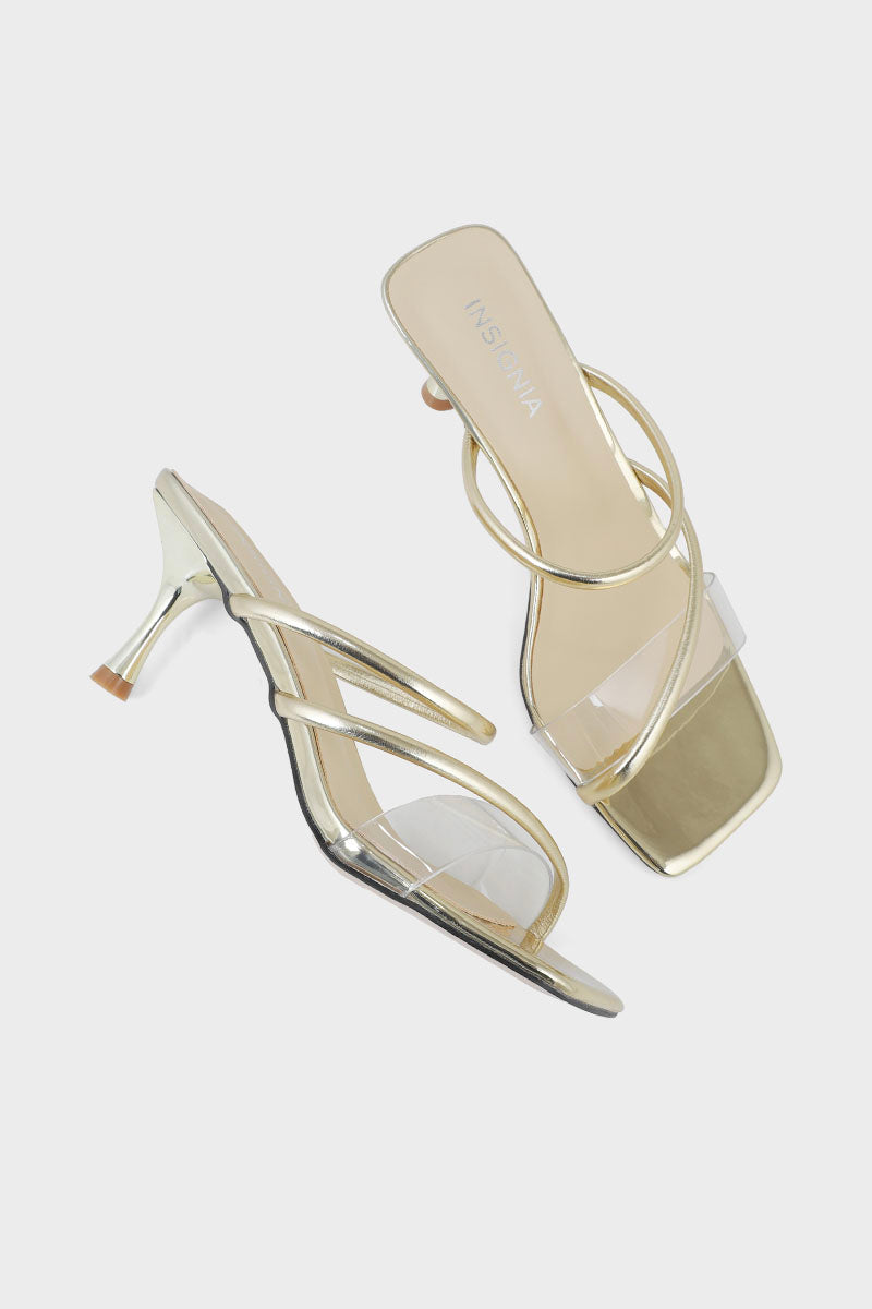 Women Formal Slip On IF0047-Golden