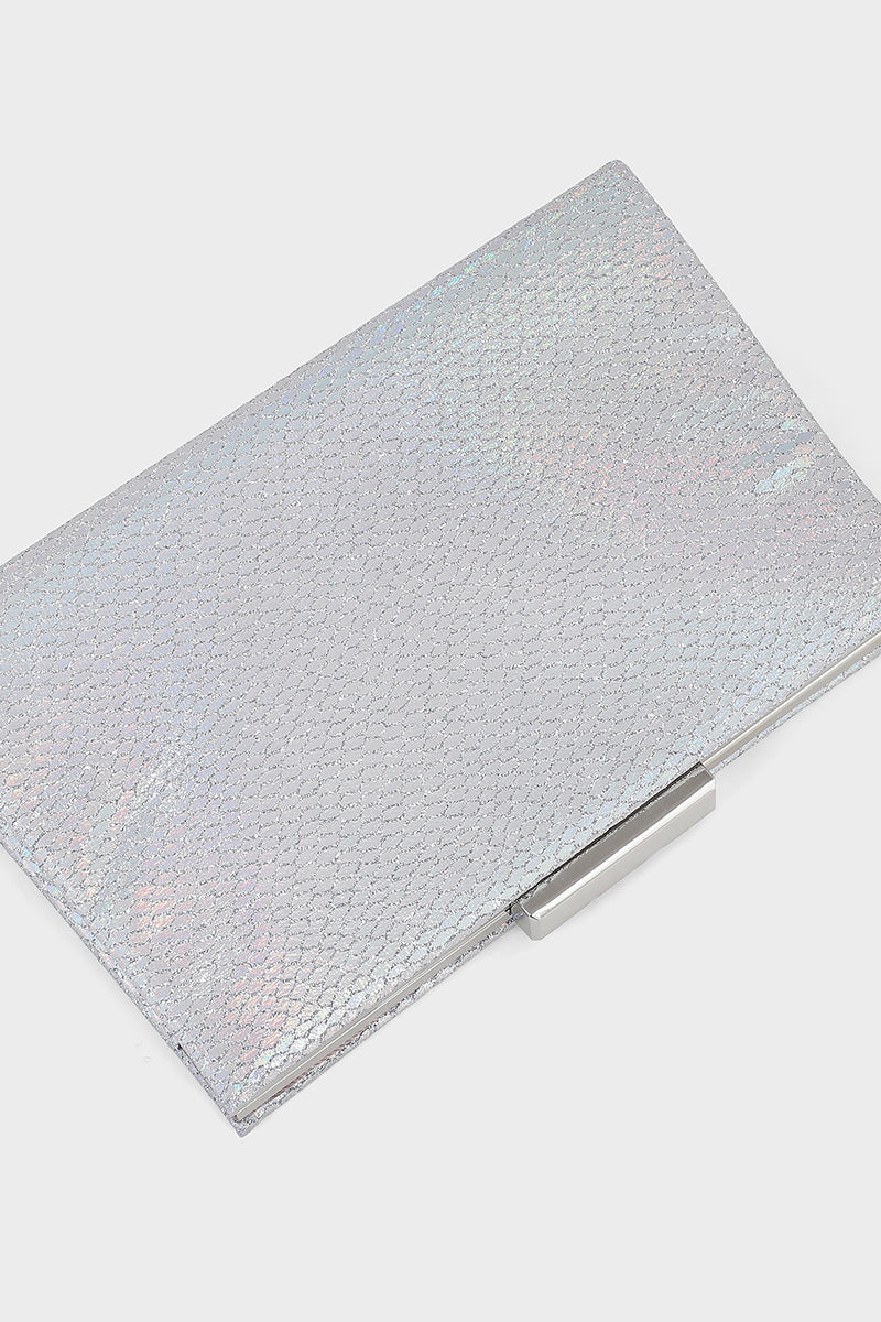 Party Wear Clutch BK4026-Silver