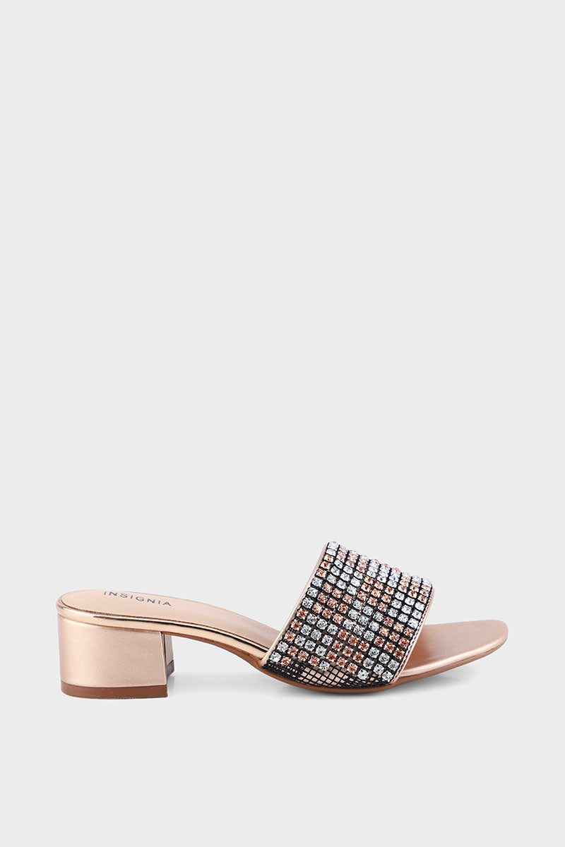 Party Wear Slip On I29288-Rose Gold