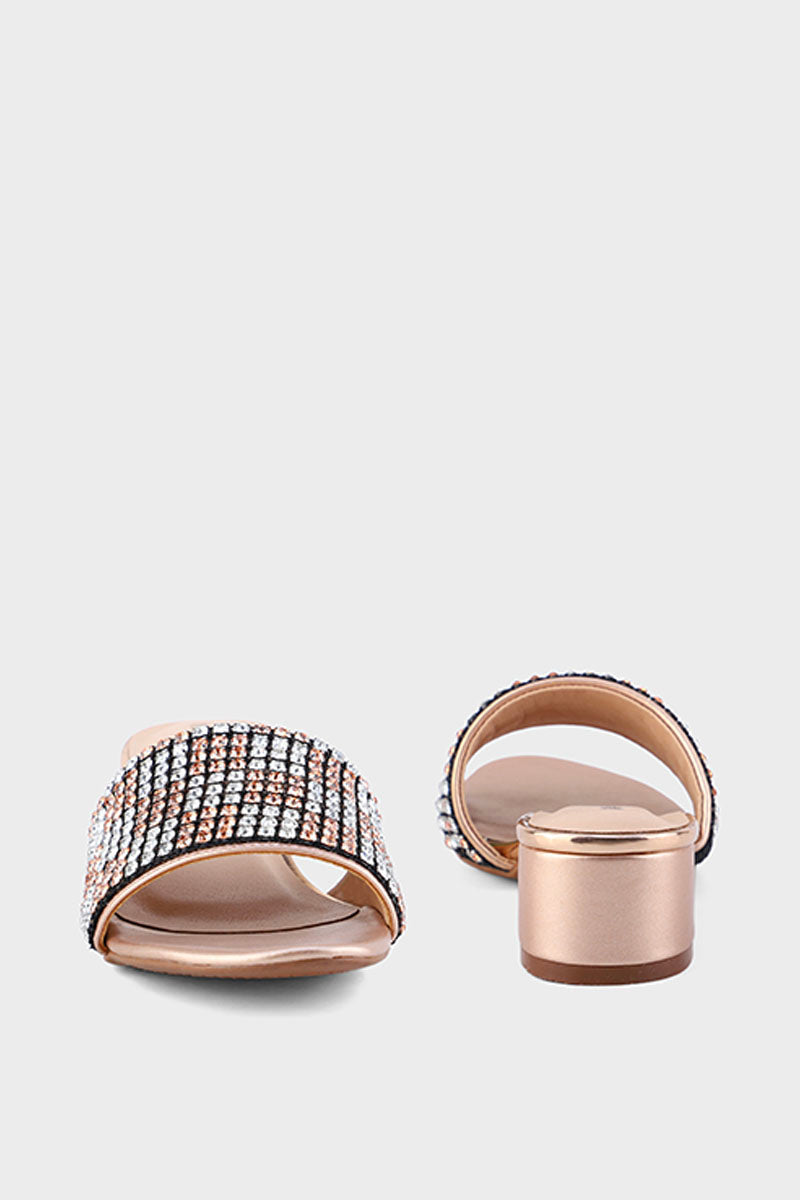 Party Wear Slip On I29288-Rose Gold